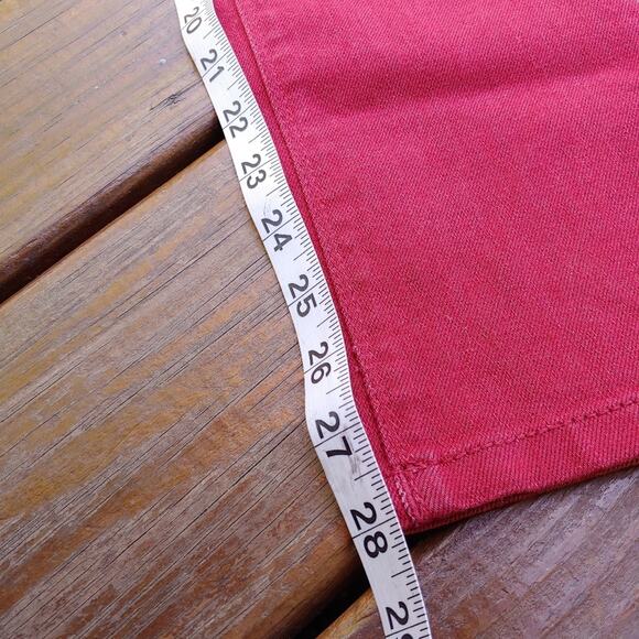 DL1961 Emma Tobasco Red Jean Leggings, 28 - Picture 9 of 13